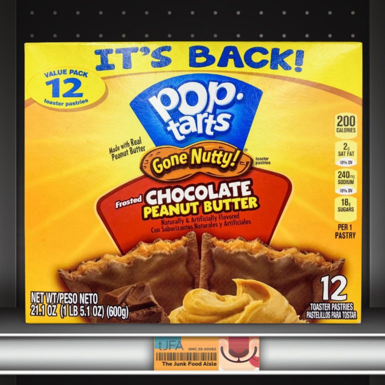 Pop-Tarts Gone Nutty! Frosted Chocolate Peanut Butter