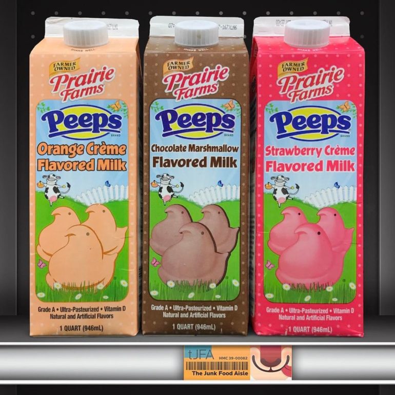 Prairie Farms Peeps Flavored Milk