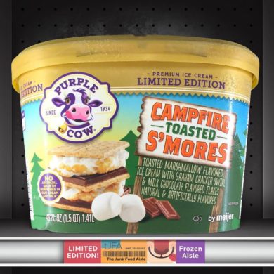 Purple Cow Campfire Toasted S'mores Ice Cream