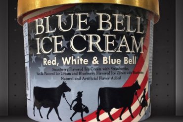 Red, White & Blue Bell Ice Cream