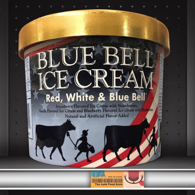 Red, White & Blue Bell Ice Cream
