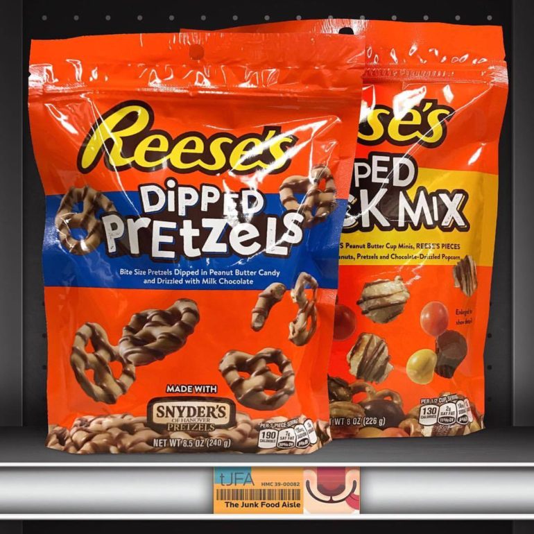 Reese’s Popped Snack Mix and Dipped Pretzels