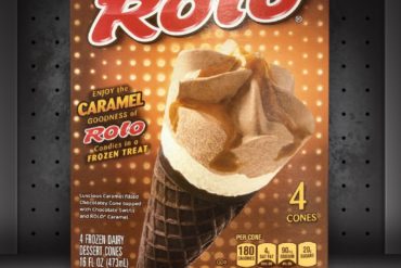 Rolo Frozen Dessert Cones