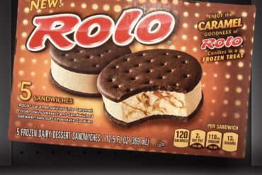 Rolo Frozen Dessert Sandwiches