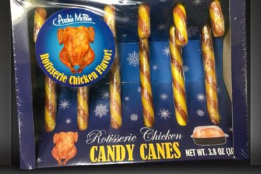 Rotisserie Chicken Candy Canes