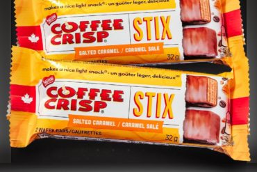 Salted Caramel Coffee Crisp Stix