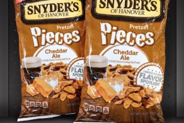 Snyder’s Cheddar Ale Pretzel Pieces