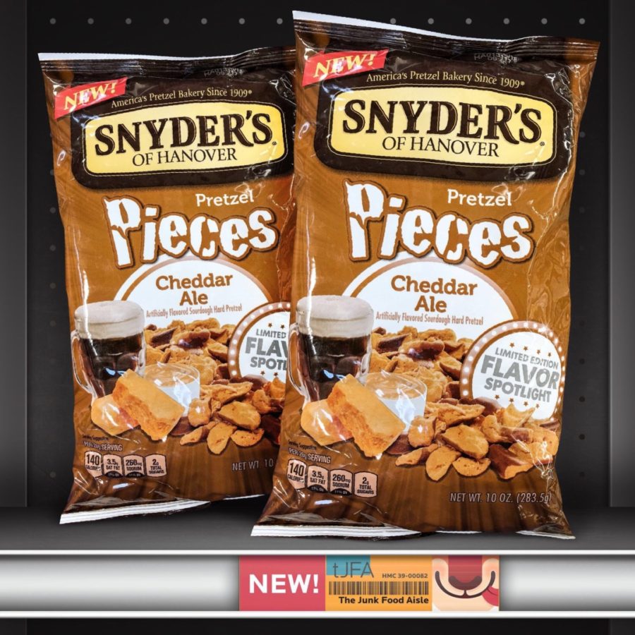 Snyder’s Cheddar Ale Pretzel Pieces The Junk Food Aisle