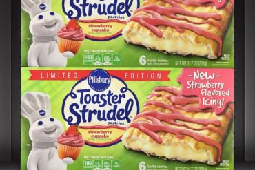 Strawberry Cupcake Toaster Strudels