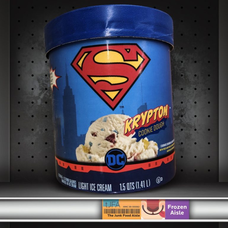 Superman Krypton Cookie Dough Ice Cream