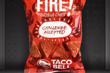 Taco Bell Fire Tortilla Chips