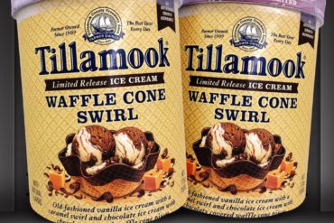 Tillamook Waffle Cone Swirl Ice Cream