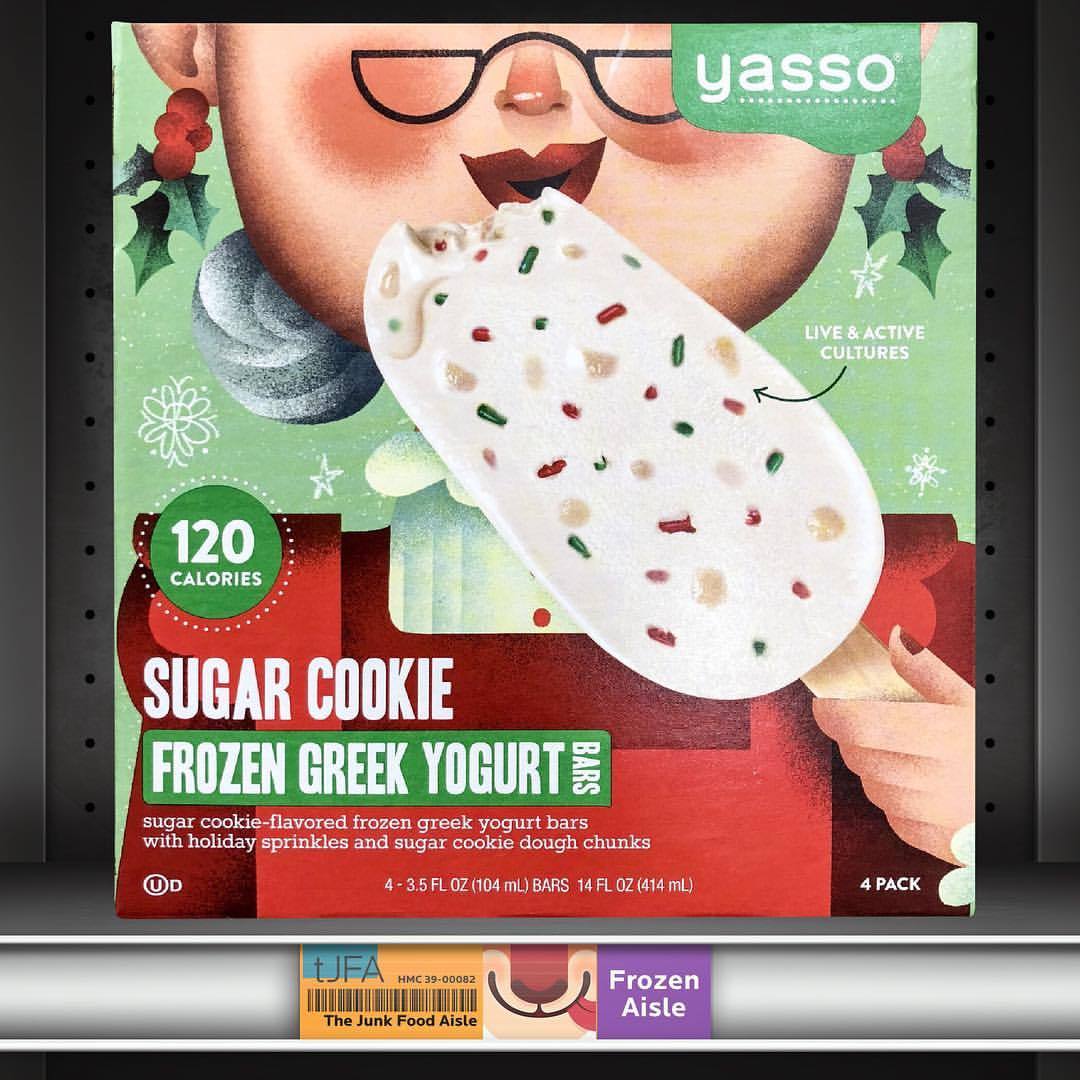 Yasso Sugar Cookie Frozen Greek Yogurt Bars The Junk Food Aisle