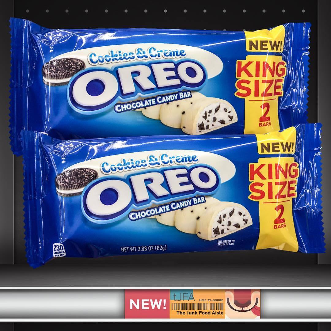 Cookies & Creme Oreo Chocolate Candy Bar The Junk Food Aisle