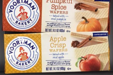 Voortman Bakery Pumpkin Spice and Apple Crisp Wafers