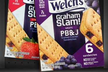 Welch’s Grand Slam PB&J Graham Cracker Sandwiches