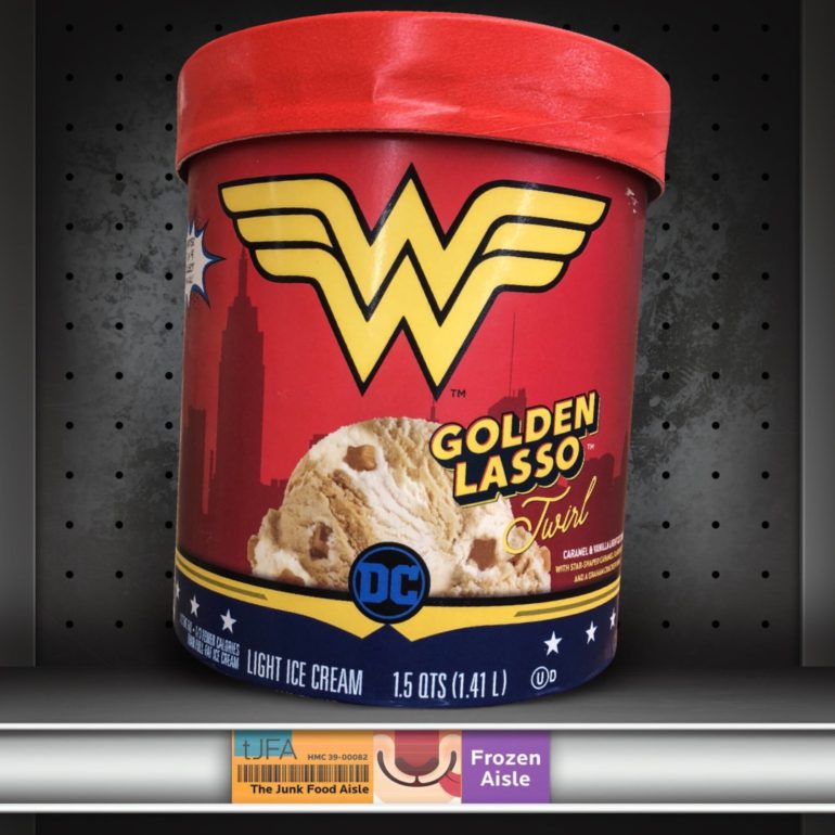 Wonder Woman Golden Lasso Twirl Ice Cream